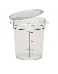 ROUND POLYC. FOOD CONTAINER...
