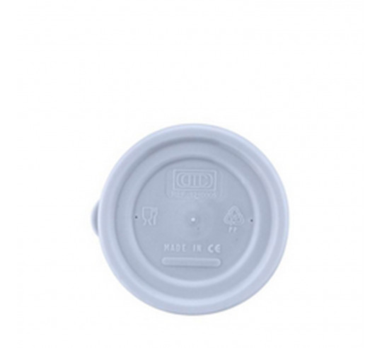 POLITRAY WH. BREAKFAST CUP LID 9,5