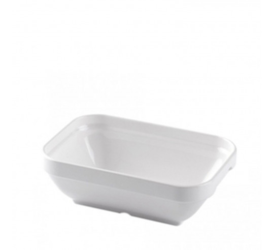 POLITRAY WH. RECT. DISH 17X11