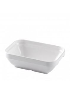 POLITRAY WH. RECT. DISH 14X10