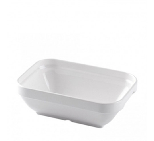 POLITRAY WH. RECT. DISH 14X10