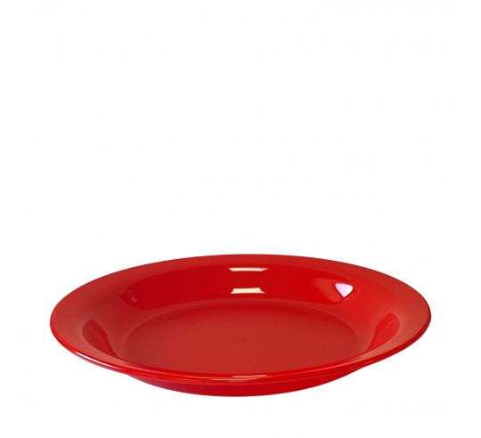 POLITRAY PLATO LLANO CADETE PC ROJO