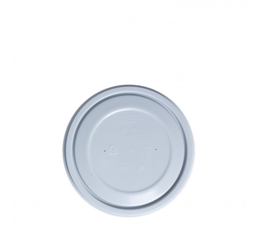 POLITRAY TAPA DOBLE CIERRE 13 cm GRIS