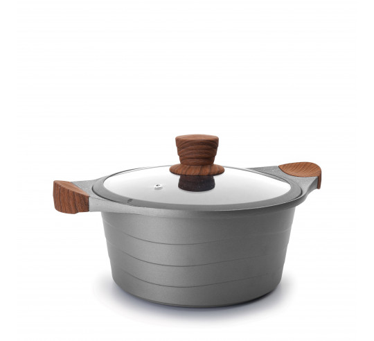 APA STILO MARMI C/ TAPA 24 cm 4l