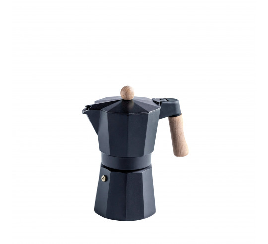 APA TRENTO CAFETERA NEGRA 6 TAZAS