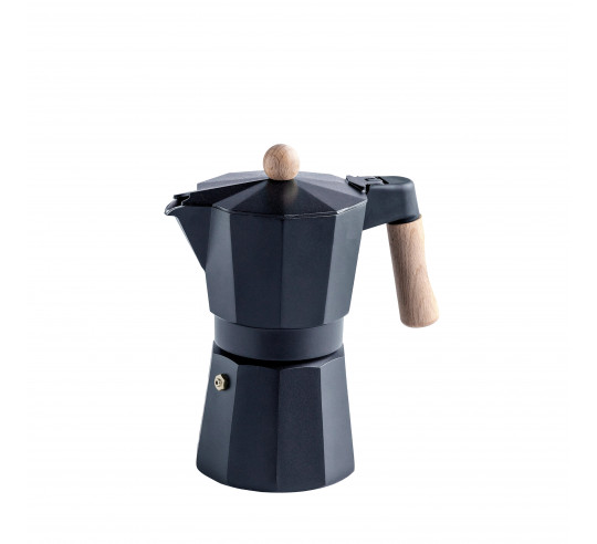 APA TRENTO CAFETERA NEGRA 9 TAZAS