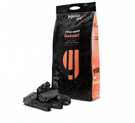 SACO CARBON VEGETAL MARABU 10 KG