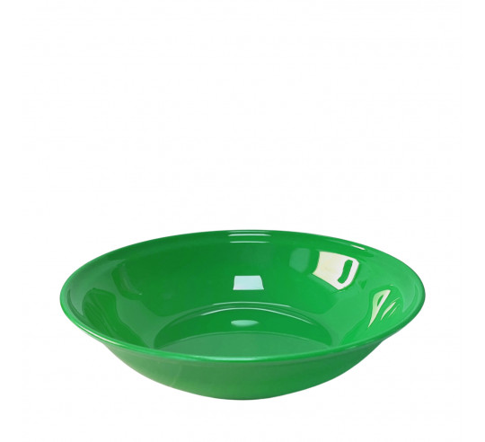 POLITRAY PLATO HONDO POLICARBONATO VERDE