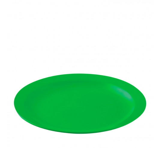 POLITRAY PLATO LLANO POLICARBONATO VERDE
