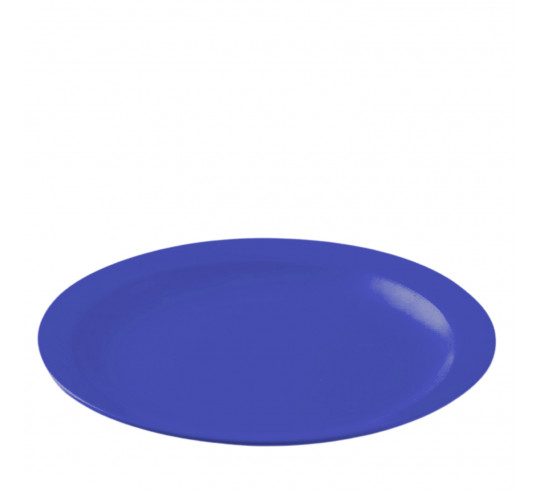 POLITRAY PLATO LLANO POLICARBONATO AZUL