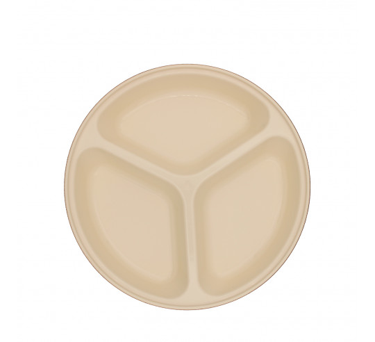 POLITRAY PLATO 3 COMPARTIMENTOS MARFIL