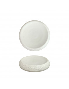 TOTEM PLATO ALTO BLANCO 22 cm
