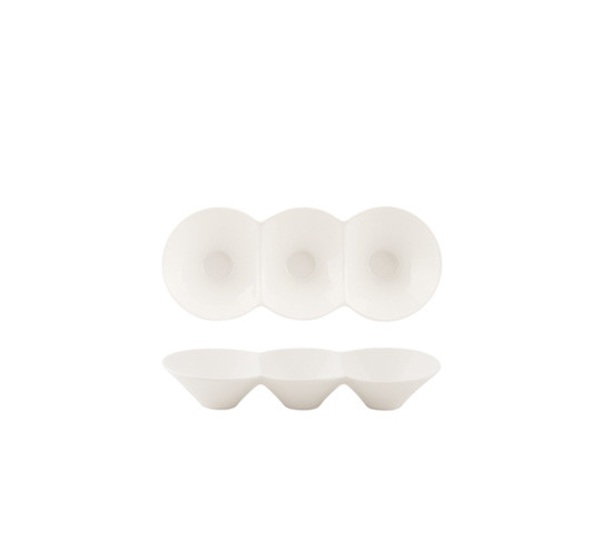 NOUBON 27X11 CM 3-COMPARTMENT BOWL
