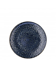 MOON BLUE 25 CM FLAT PLATE