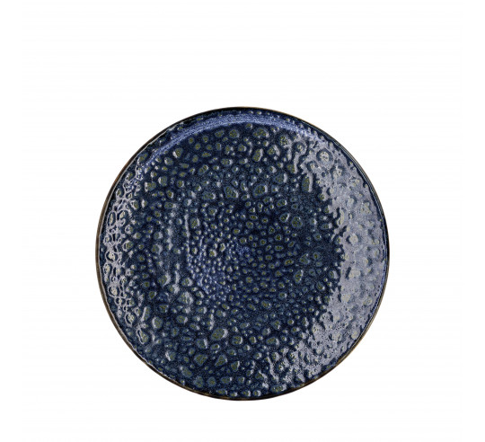 MOON BLUE 25 CM FLAT PLATE