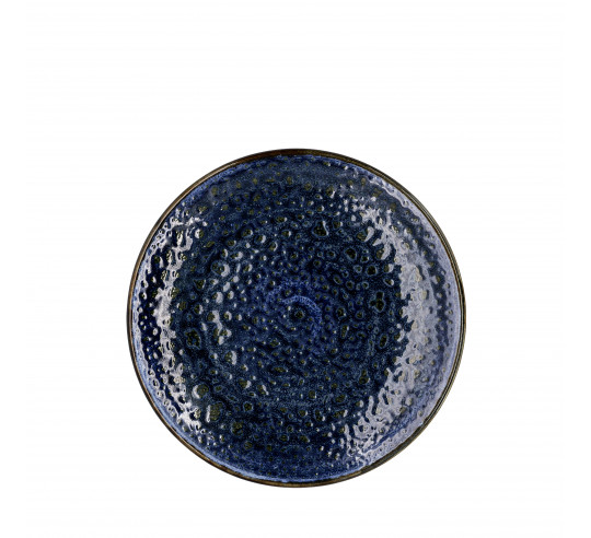 MOON BLUE 22 CM FLAT PLATE