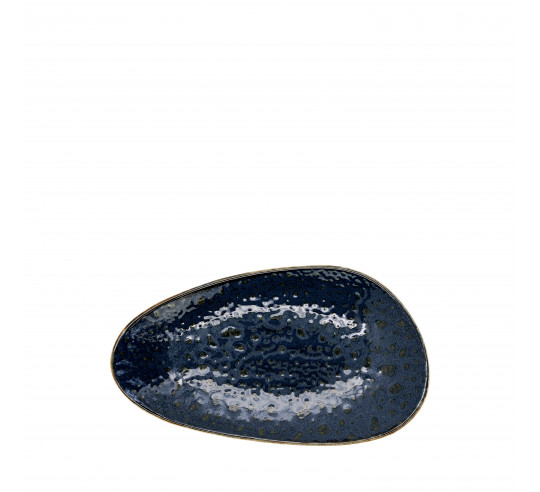 MOON BLUE OVAL PLATE 21