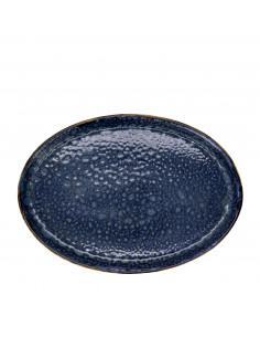 MOON BLUE 33 CM OVAL DISH