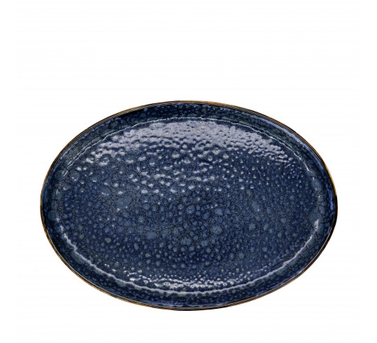 MOON BLUE FUENTE OVAL 34x24 cm