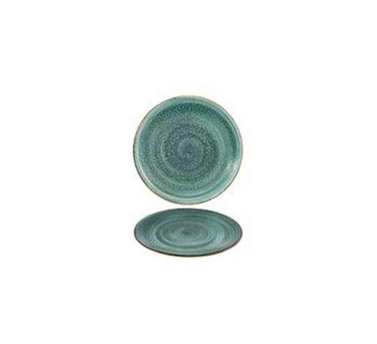 MOON TURQUOISE 22 CM FLAT PLATE