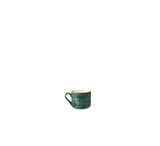 MOON TURQUOISE TAZA APILABLE h 5 cm 10cl