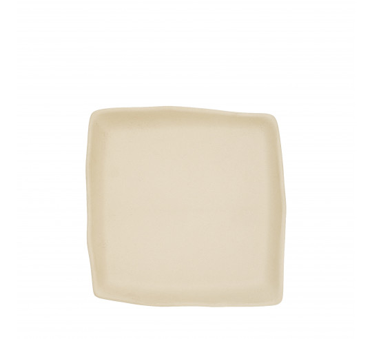 IO 21.5X21.5 CREAM PLATE