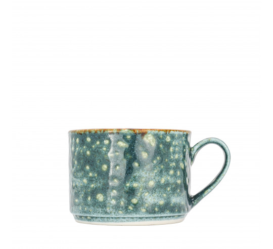 MOON TURQUOISE TAZA APILABLE h 7 cm 25cl