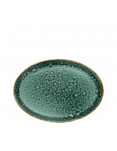 MOON TURQUOISE 23 CM OVAL DISH