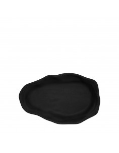 OYSTER GRAFITO DISH 23X15