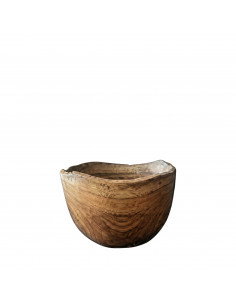 TEAK WOOD RUSTIC BOL 15 cm...