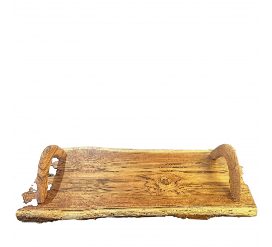 TEAK WOOD RUSTIC FUENTE C/ASAS 60x30 cm