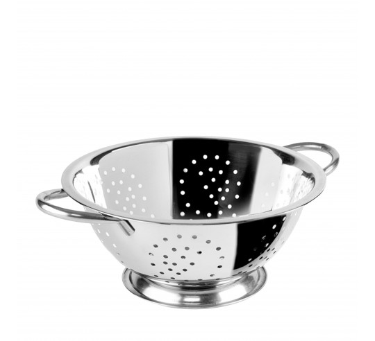 ESCURRIDERA CON BASE INOX 24 cm