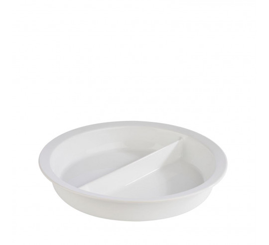 CUBETA PORCELANA 2 DIVISIONES BL 39 cm