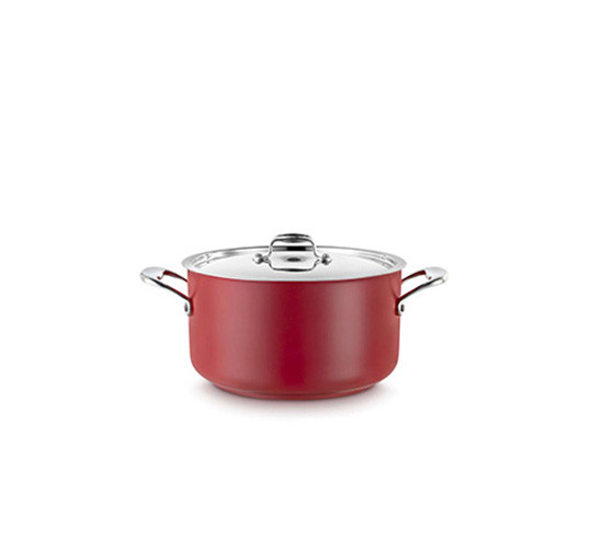 COOL LINE ROJA CACEROLA ALT C/TAPA 20cm