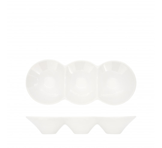 NOUBON 27X11 CM 3-COMPARTMENT BOWL