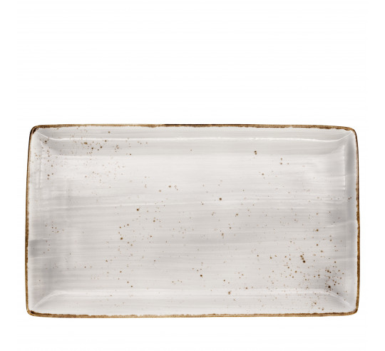 RUSTIC SUMMA 34X19 CM DOVE RECT. DISH