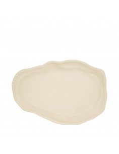 OYSTER CREAM DISH 30X22
