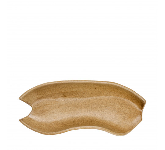 VELLICA BROWN DISH 12x33 cm