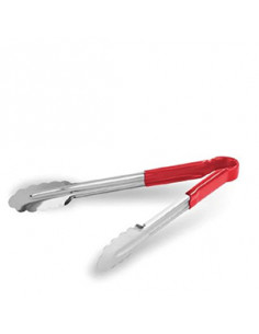PINZA BUFFET INOX ROJA 30 cm