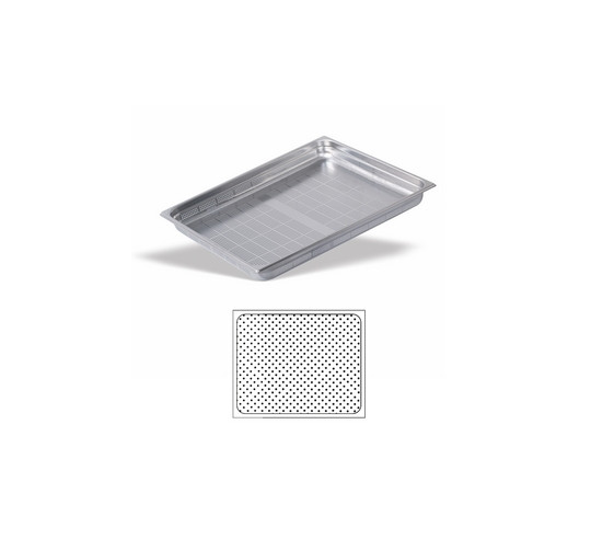 CUBETA GN 2/1 PERF 18/10 h 7 cm 19 l