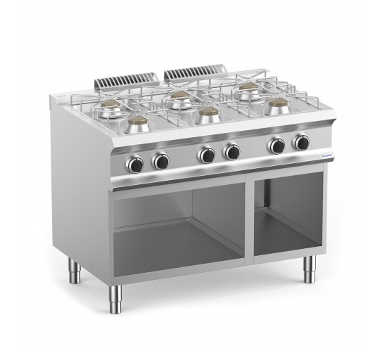 COCINA GAS DEXION 711AXL 6 FUEGOS+MUEBLE