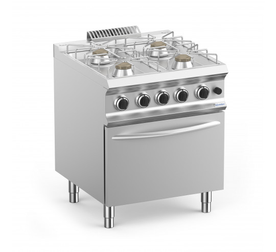 COCINA GAS DEXION 77FGXL 4 FUEGOS+H.GAS