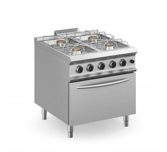 COCINA GAS DEXION 98FGXL 4 FUEGOS+H.GAS