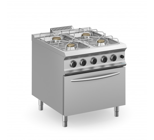 COCINA GAS DEXION 98FGXXS 4 FUEGOS+H.GAS