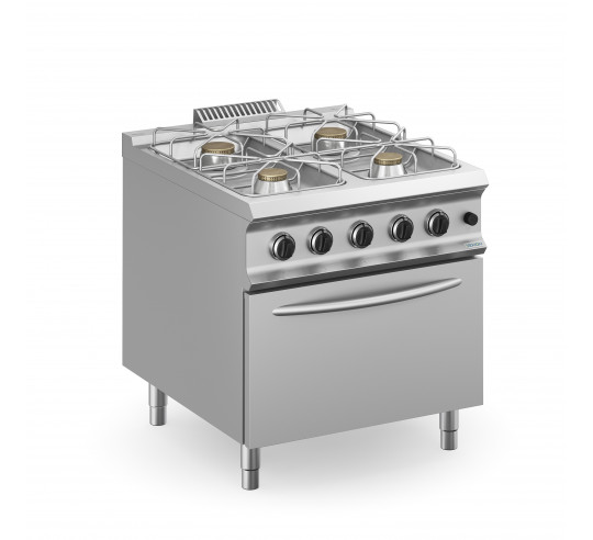 COCINA GAS DEXION 98FGXXL 4 FUEGOS+H.GAS
