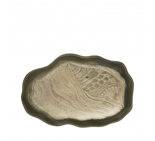 MAR ARENA PLATO LLANO CARACOLA 29x19 cm