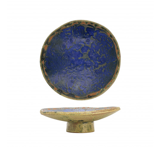 HAKU PLATO LLANO ALZADO AZUL 23 cm h 6cm