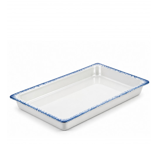 CUBETA PORCELANA ESPONJADO AZUL 1/1-035