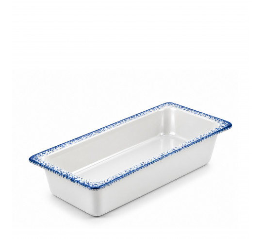 CUBETA PORCELANA ESPONJADO AZUL 1/3-065