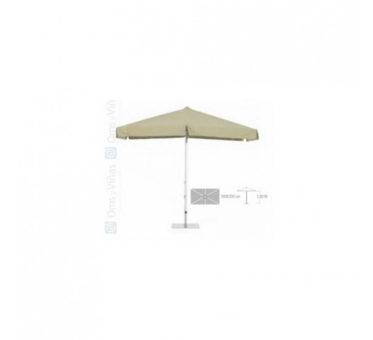 PARASOL VIGO RECTANGULAR 300X200 CREMA